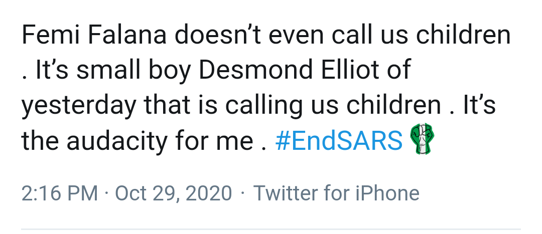 Desmond Elliot Blasted For Calling Nigerian Youths "Children" - Politics -  Nigeria