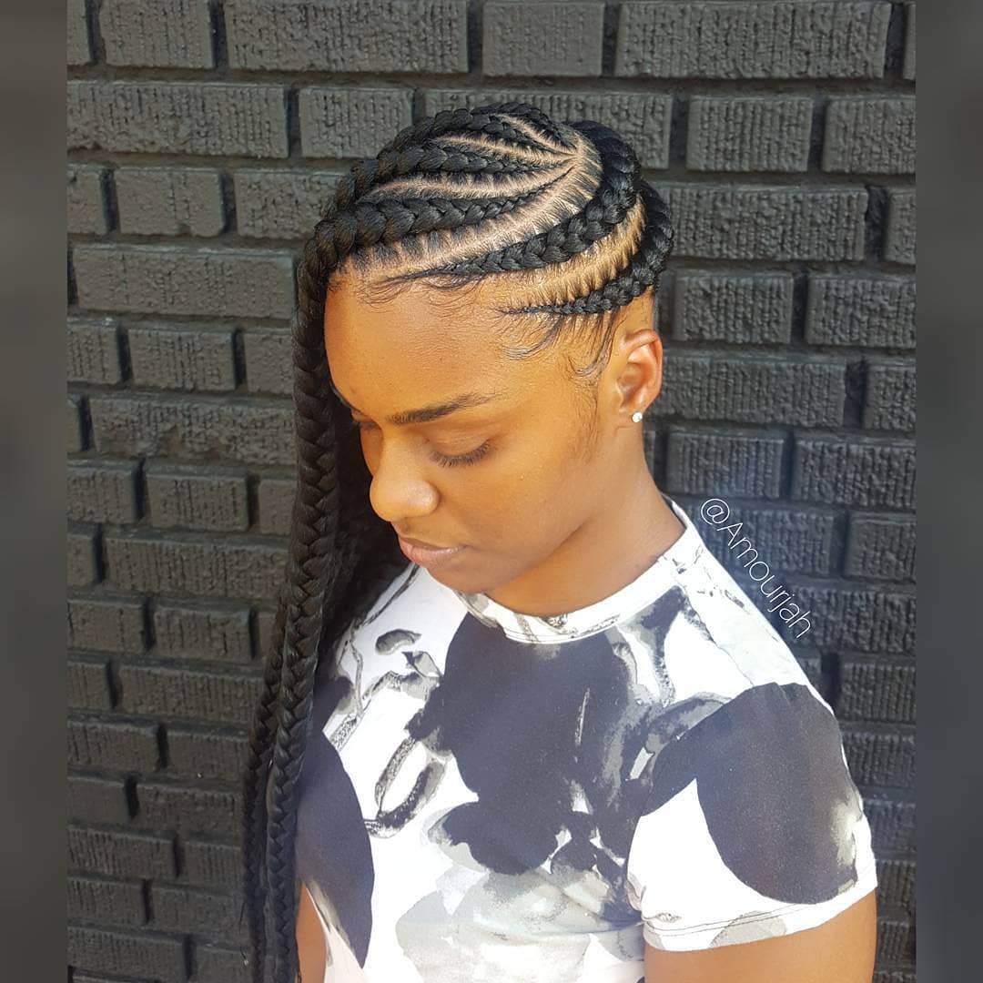 Feed In Braids | 80 Most Popular Feed-in Braids Style For Black Women ...