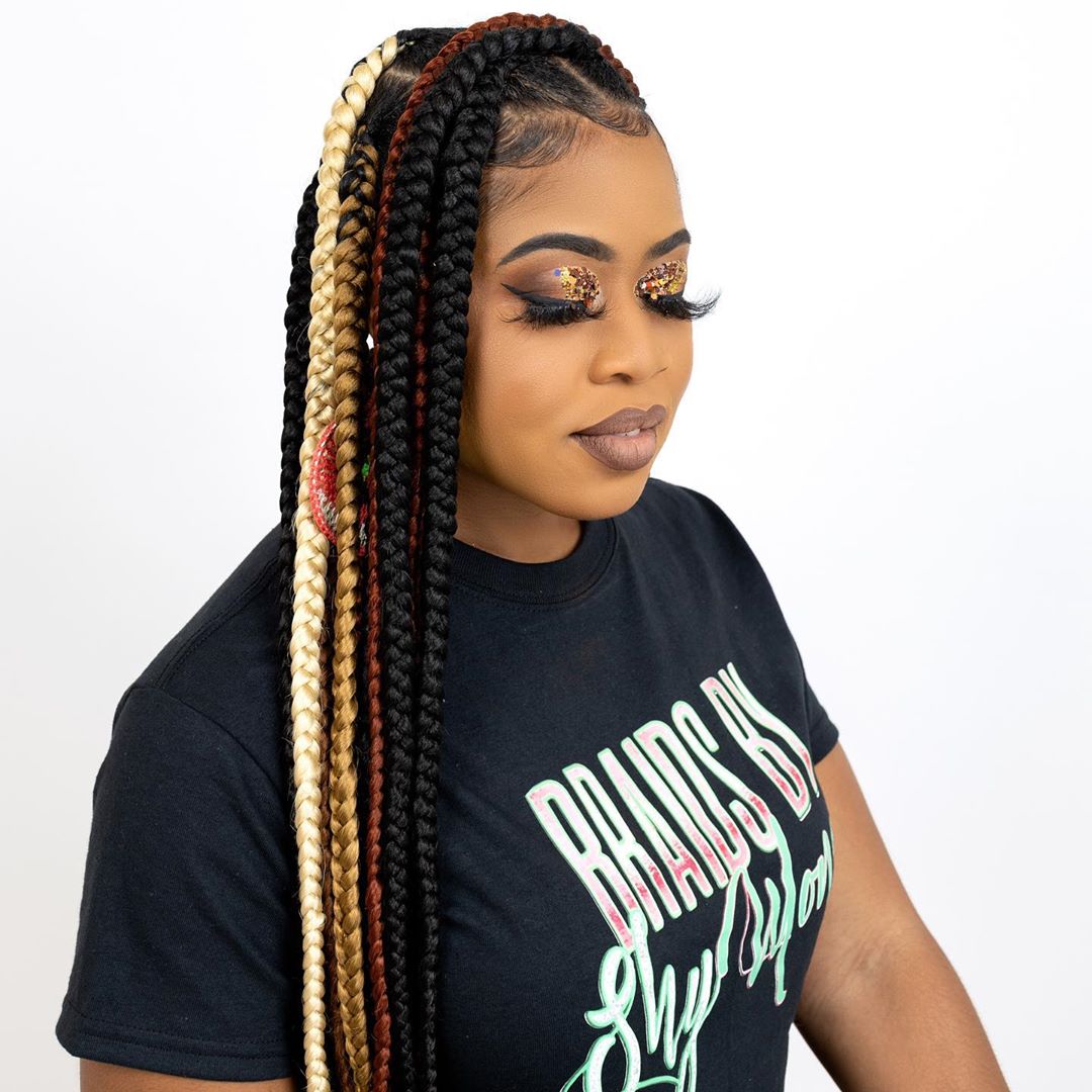 New Black Braided Hairstyles 2021 For Ladies Fashion Nigeria Black men are brave enough to adopt any unique hairstyle. new black braided hairstyles 2021 for