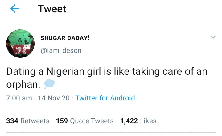 dating a nigerian woman