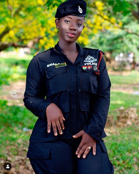 See The Curvy Ghanaian Police Breaking The Internet Romance Nigeria 