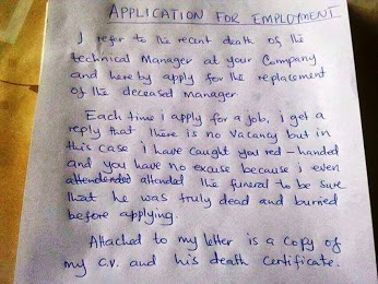 The Perfect "Letter Of Application" - Jobs/Vacancies - Nigeria