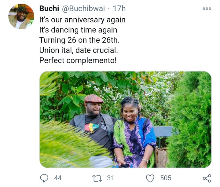 Twitter - Buchi Atuonwu And His Wife Celebrate 26th Wedding Anniversary (Photos) 12749844_img20201127051135_jpegb4695b9e8aca41df88f82d4c4972e300