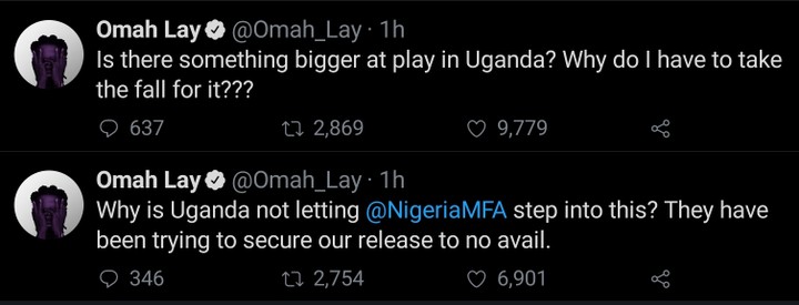 Omah Lay Says Uganda Is Not Allowing The Nigerian Government Intervene 12838175_screenshot20201214155324twitter_jpeg2a7fc8b25fef6a30661f103180abb7d4
