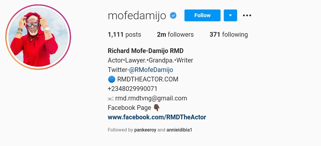 instagram - Richard Mofe-Damijo Celebrates 2 Million Instagram Followers In Style (Pix) 12983158_img20210113150335_jpega0df0929a9dd9e6a50686455d98297bf
