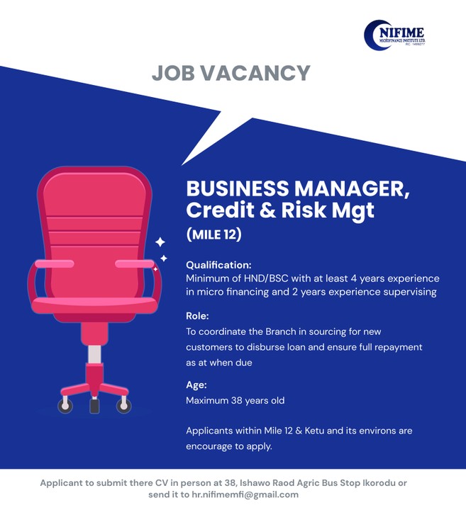 Urgent Vacancy - Jobs/Vacancies - Nigeria