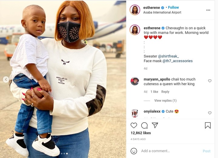 Esther Audu Takes Her Son, Chevaughn On Work Trip (Photos) 13183065_img20210223125602_jpeg9607f596188484a167a61fcfd8c46835