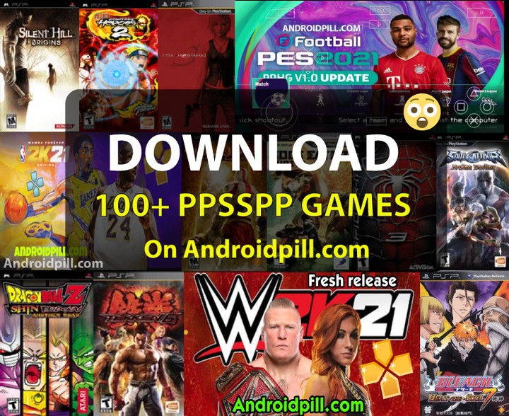 Top 11 PPSSPP Games Highly Compressed for Android Phone