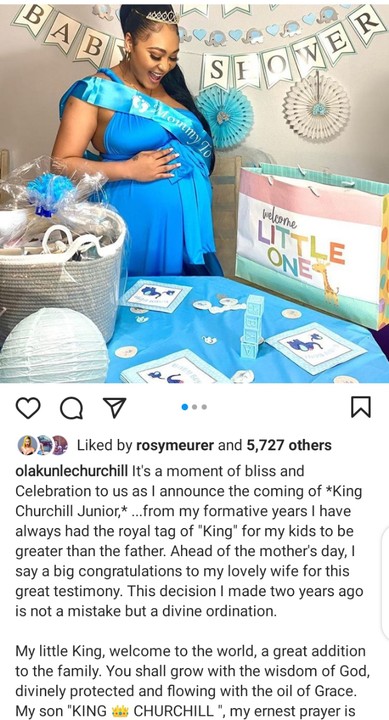 Olakunle Churchill And Rosaline Meurer Welcome Baby, A Son - Churchill Junior 13239529_screenshot202103091226081_jpeg69eff144aba2cc4898a2f96abdd631eb