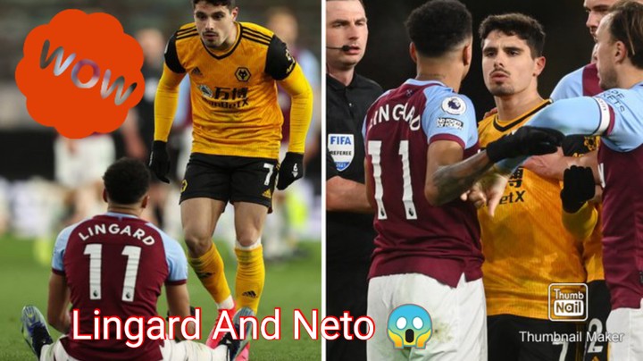 Jesse Lingard And Pedro Neto Bust-up After West Ham Win Match (Photos)