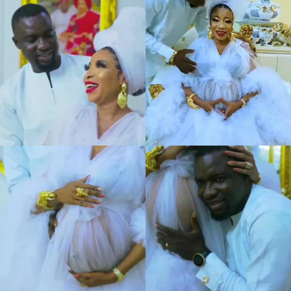 Lizzy Anjorin And Her Husband, Lateef Lawal Welcome First ...