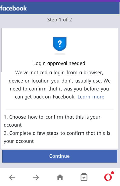 Login Approval Needed for Facebook? Here's What To Do