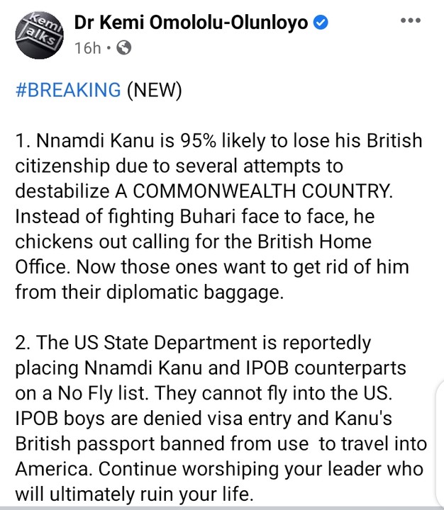 Nnamdi kanu british citizenship