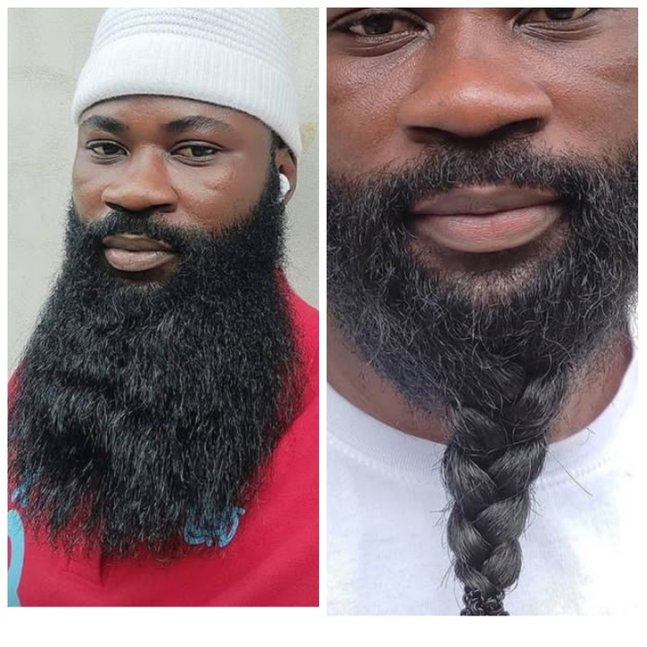 Man Shocks People As He Applies Relaxer To His Beards - Fashion - Nigeria