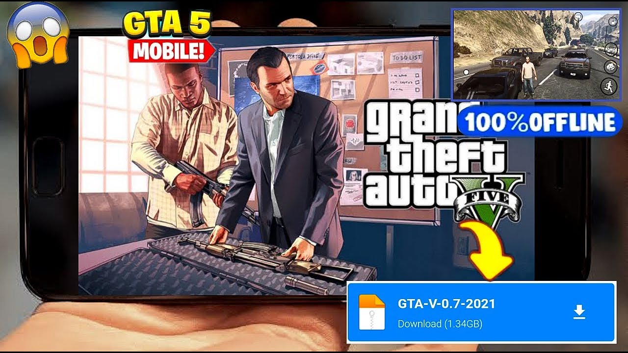 NEW GTA 5 MOBILE GAME + HOW TO DOWNLOAD! GTA V MOBILE GAMEPLAY ANDROID!