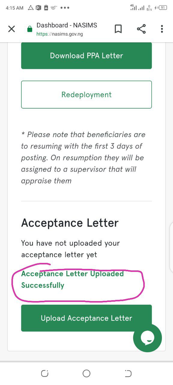 NASIM Portal: How To Upload Npower Acceptance Letter (Guide)