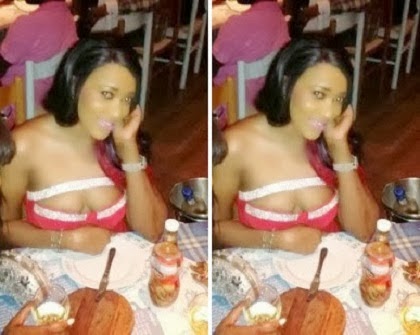 Video Of Rukky Sanda Boobs Which Fell Out Of Her Gown Shame On Her