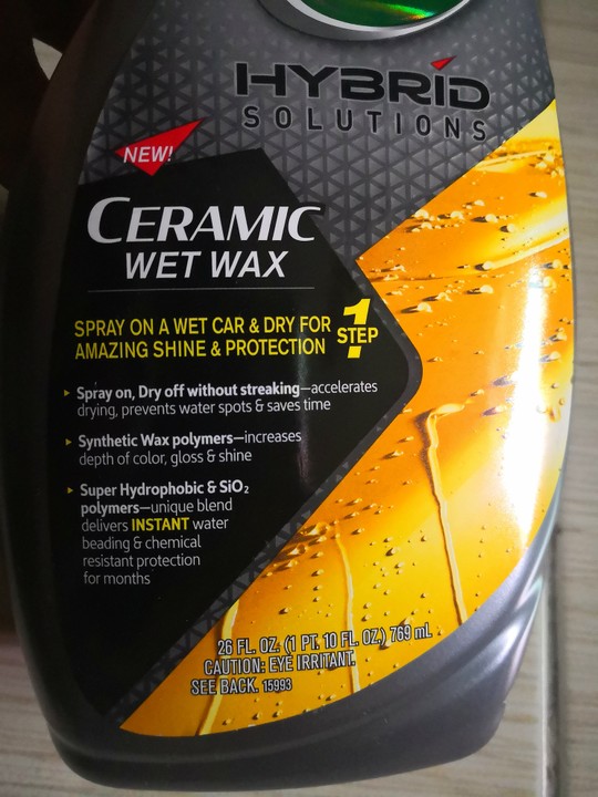 Ceramic Wet Wax Spray, Shine & Protect