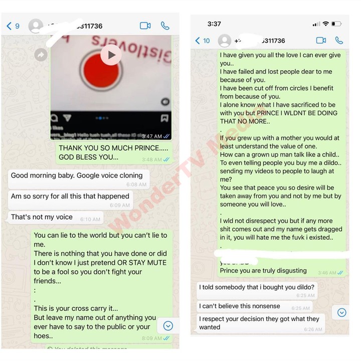 Tonto Dikeh Releases Her Chats With Kpokpogri