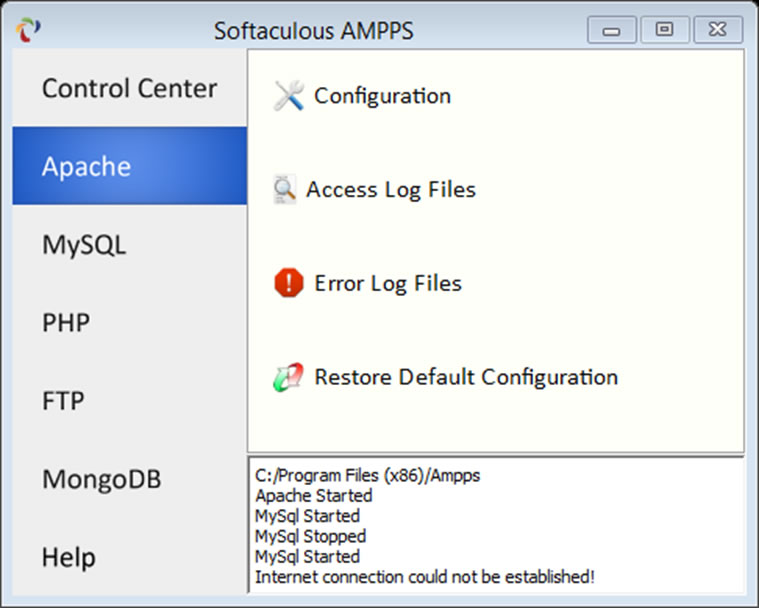 Yet another config 1.20. Программа AMPPS. AMPPS для 32 битной. AMPPS Linux установка. AMPPS не запускается.