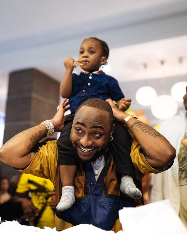Davido And Son, Ifeanyi Adeleke In New Lovely Pictures - Celebrities -  Nigeria