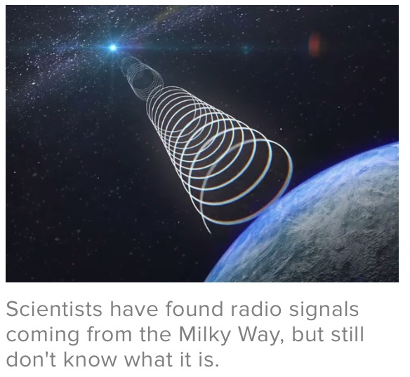 NASA: Astronomers have detected mysterious radio waves coming from the center of the Milky Way