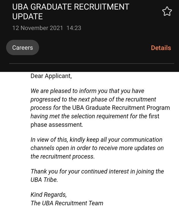 UBA Aptitude Test What To Expect Jobs Vacancies 320 Nigeria