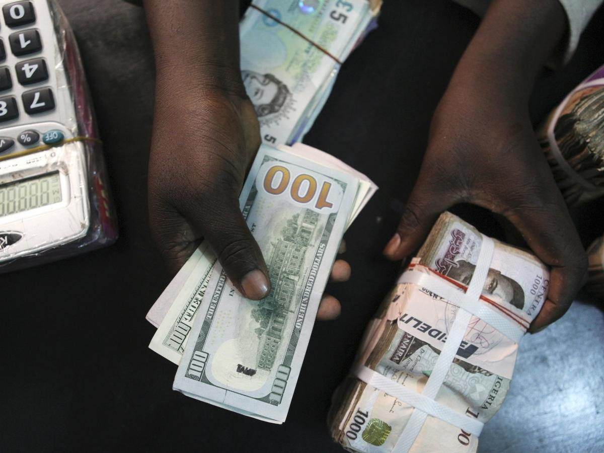 dollar to naira exchange rate The black market exchange rate Bureau de chan...