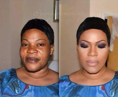 WOW! See What Make Up Did To This Woman - Fashion - Nigeria