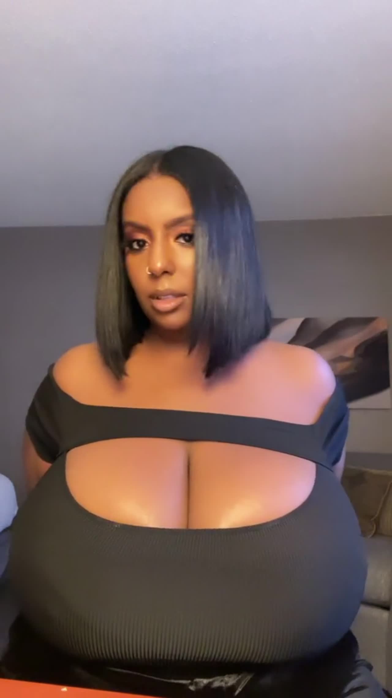 Huge boobs tik tok