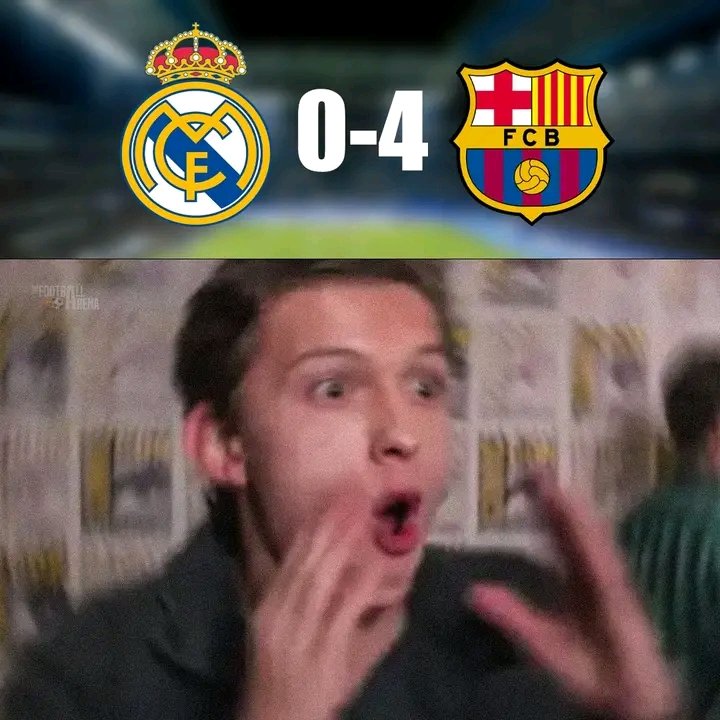 Real Madrid Vs Barcelona El Clasico (0 4) On 20th March 2022