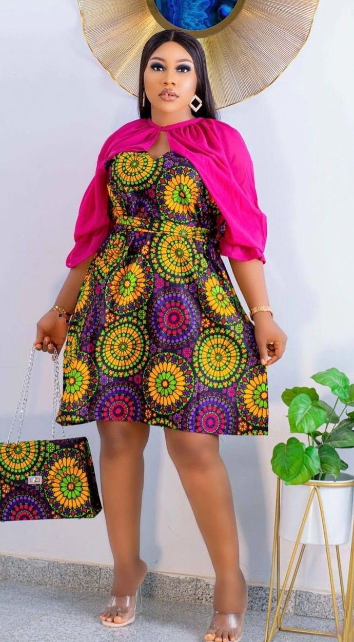 Short Ankara Gown For Ladies In 2022 - Fashion - Nigeria