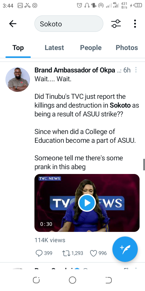 TVC News Blame ASUU For Deborah's Murder In Sokoto - Crime - Nigeria