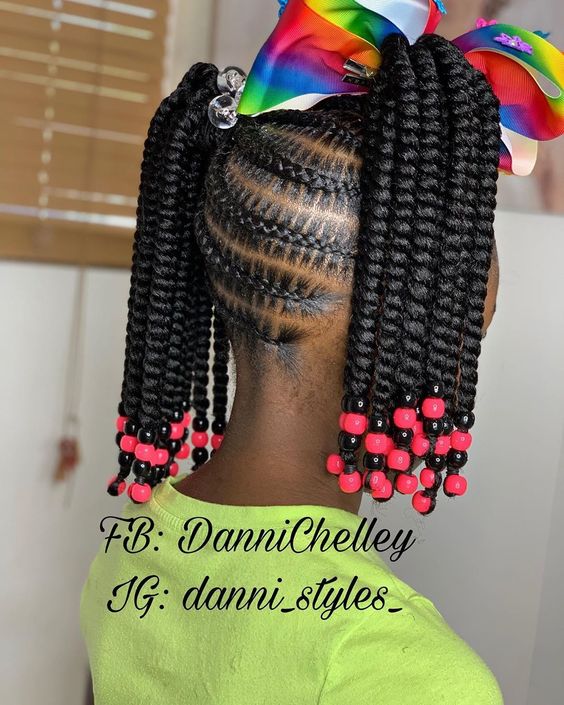 Braided Hairstyle 2022 : Pretty, Cute Female Children Hairstyles Ideas -  Fashion - Nigeria