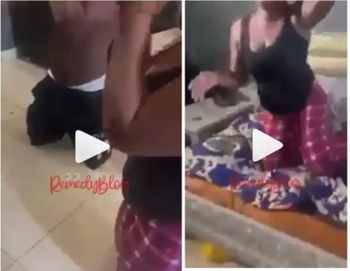 Husband Catches Wife Having Sex With Another Man On Their Matrimonial Bed (VIDEO - Romance photo