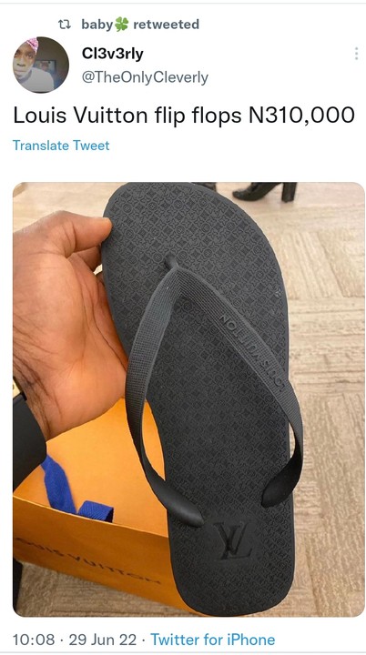 louis vuitton slippers price in nigeria