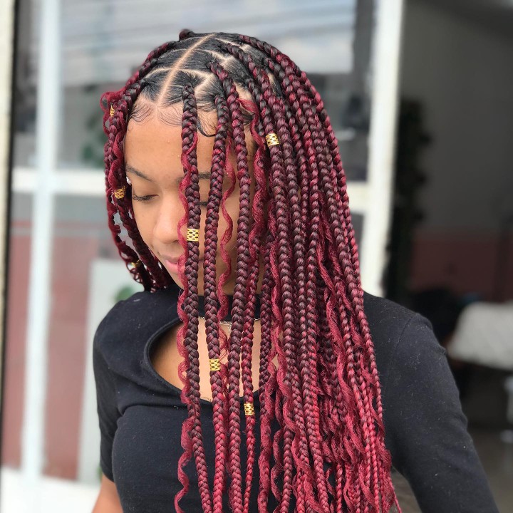Beautiful And Unique Knotless Braid Styles To Rock This Season ...