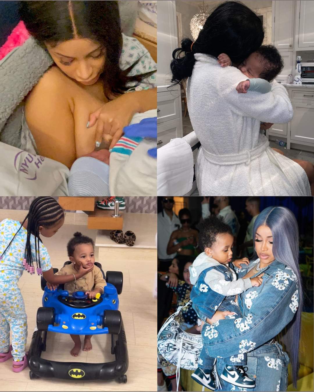 See American Superstar Cardi B Tiny Breast As She Feeds Her Baby