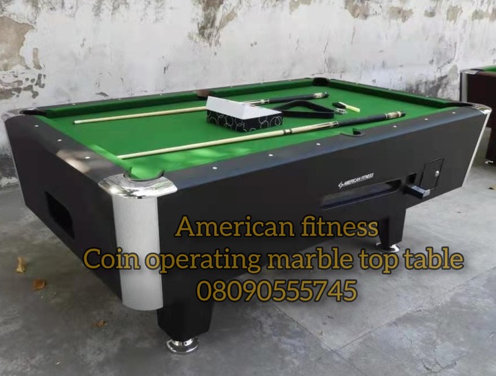 Supermax Pro Marble Billiard/ Pool Table With Coin - 8ft