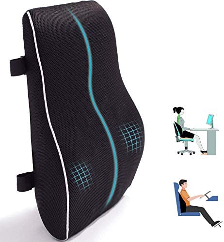 Sleepsia Lumbar Support Pillow for Office Chair- Back Support Pillow