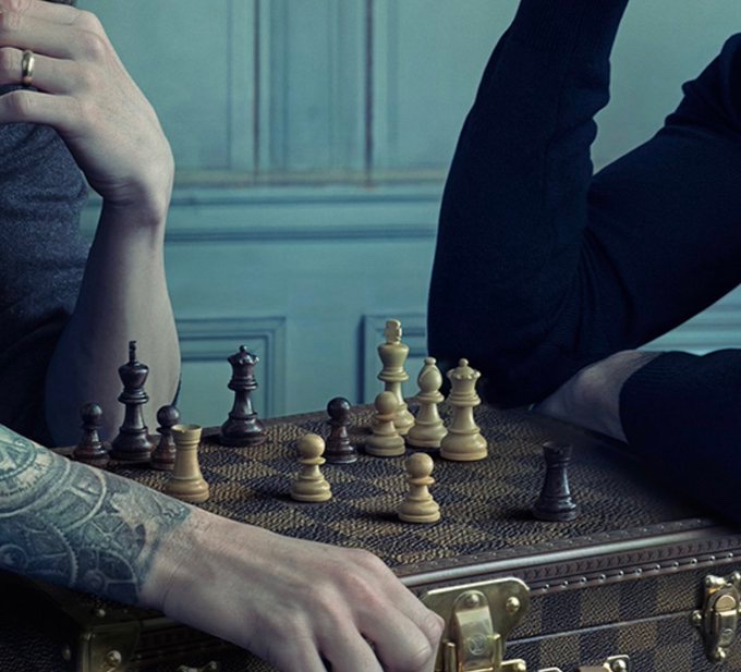 Cristiano Ronaldo And Lionel Messi Play Chess In Louis Vuitton Ad
