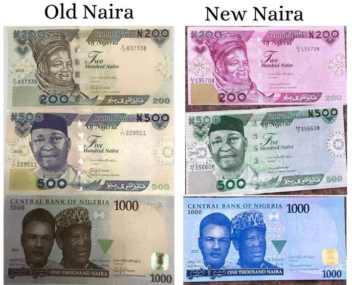 Old Notes And Newly Redesigned N200, N500, N1,000: Spot Any Difference ...