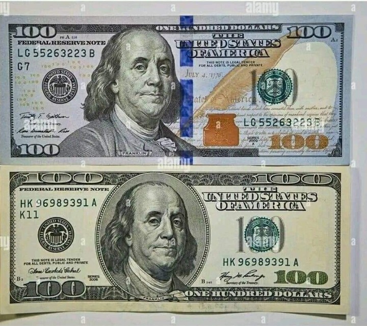 Compare Redesigned 100 Dollar With Our Redesigned Naira Notes (pics ...