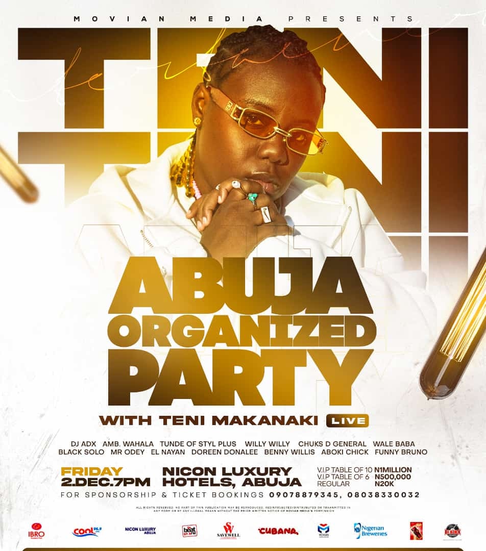 Teni Storms Abuja For The First Edition Of Abuja Organized Party (video, photos)