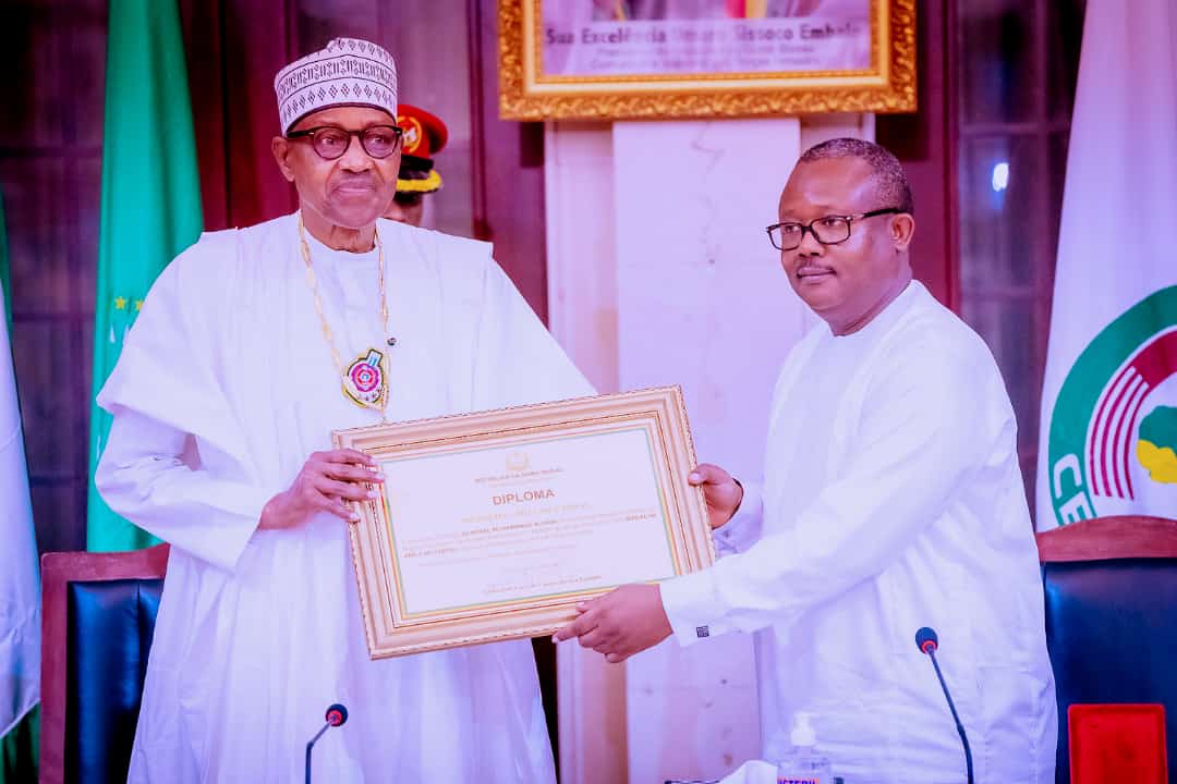 President Buhari Receives Guinea Bissau’s National Honors Award