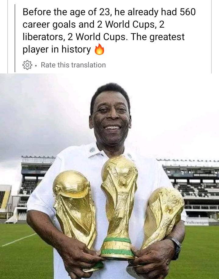 Pickswise on X: Pelé is the only player in history to win 3 World