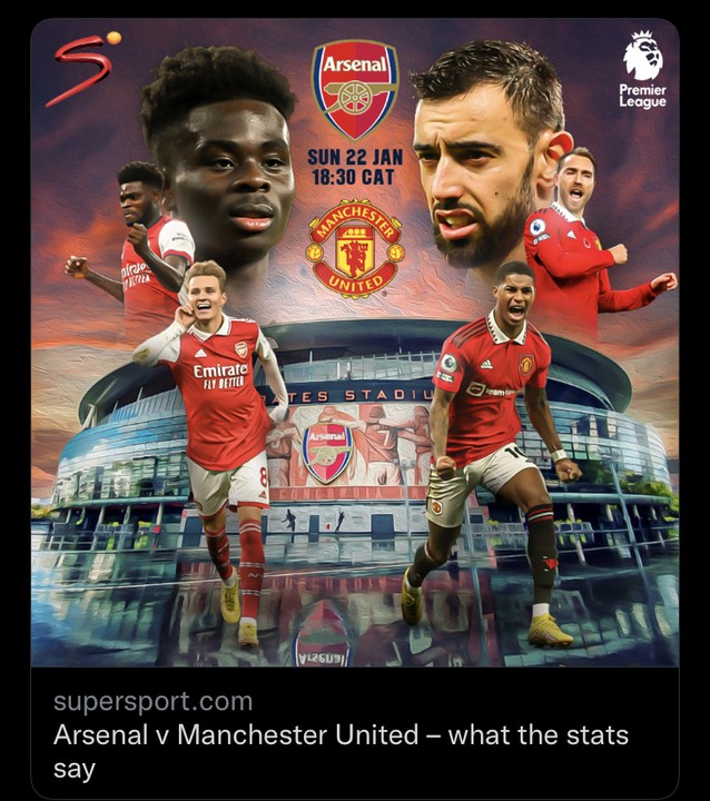 Arsenal Vs Manchester United Today; 5:30PM - Sports - Nigeria