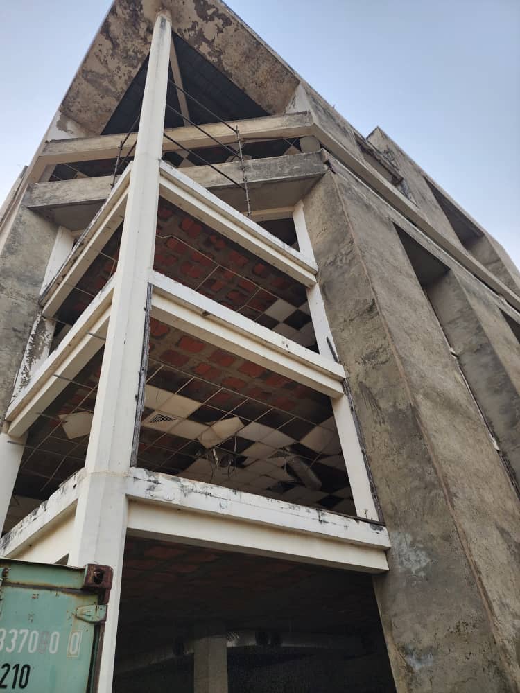 Gov Adeleke Inspects Osun House In Abuja abandoned for 12 years by APC (Photos)