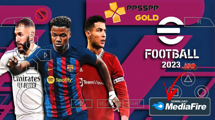 eFOOTBALL PES 2023 PPSSPP  PES 23 PPSSPP CAMERA PS5 