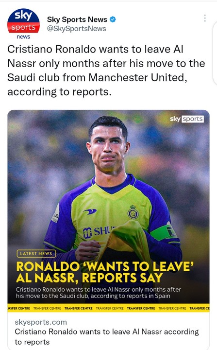 Ronaldo Fever: Al-Nassr's Insta Count Jumps From 860K To 9M